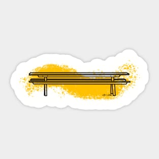 The Skate Bench Sticker